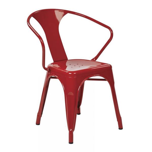 Picture of 30-InchRed Metal Chair, 4-Pack *D