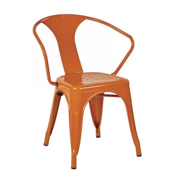 Picture of 30-InchOrange Metal Chair, 4-Pack *D