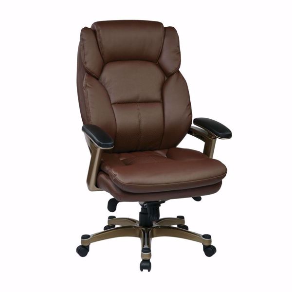 Picture of Brown Bonded Leather Office Chair *D