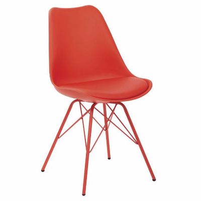 Picture of Emerson Student Side Chair W/ 4 Leg base Red