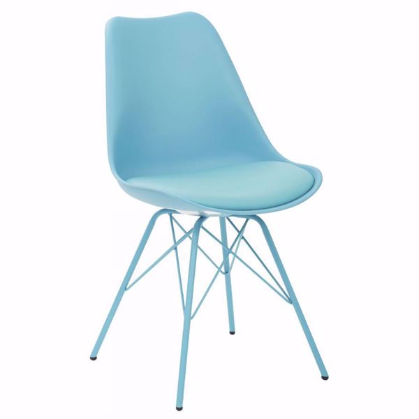 Picture of Emerson Student Side Chair W/4 Leg base Teal *D