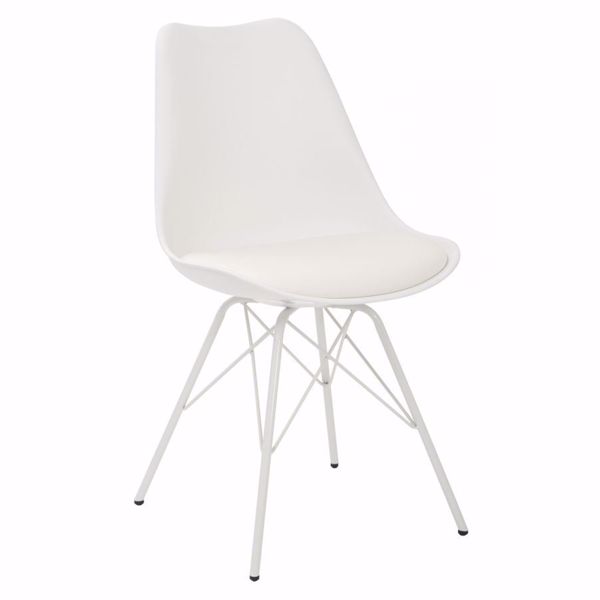 Picture of Emerson Student Side Chair W/4 Leg base White *D