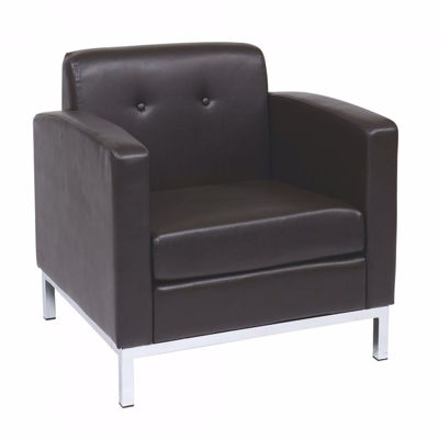 Picture of Wallstreet Espresso Arm Chair *D