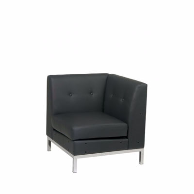 Picture of Wallstreet Black Corner Chair *D