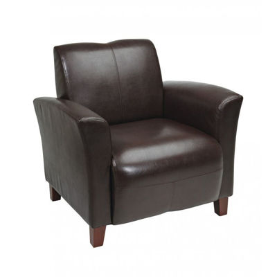 Picture of Mocha Bonded Leather Club Chair