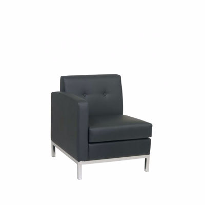 Picture of Wallstreet Black Arm Chair Laf *D