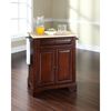 Picture of Lafayette Wood Top Kitchen Cart, Mahogany *D