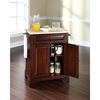 Picture of Lafayette Wood Top Kitchen Cart, Mahogany *D