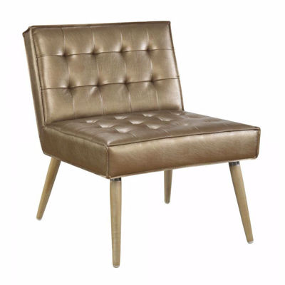 Picture of Copper Tuffed Accent Chair