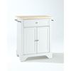 Picture of Lafayette Wood Top Kitchen Cart, White *D