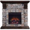 Picture of Pioneer Stone Fireplace with Insert