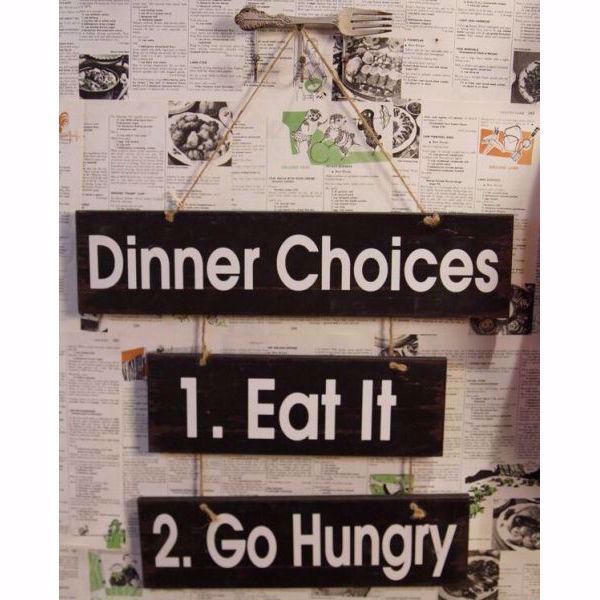 Picture of Dinner Choices Wall Decor