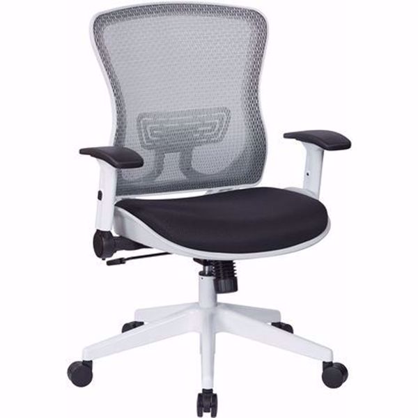 Picture of White Mesh Office Chair 525W-3W1N11F2W *D