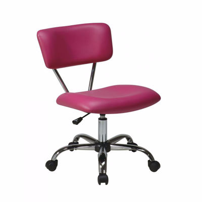 Picture of Vista Pink Vinyl Office Chair