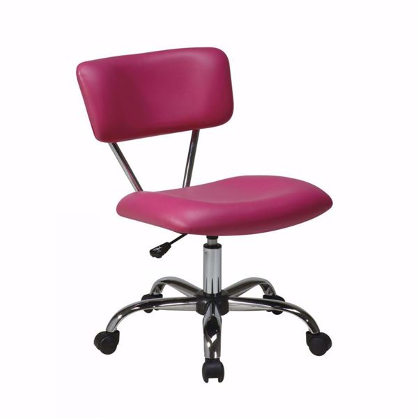 Picture of Vista Pink Vinyl Office Chair *D