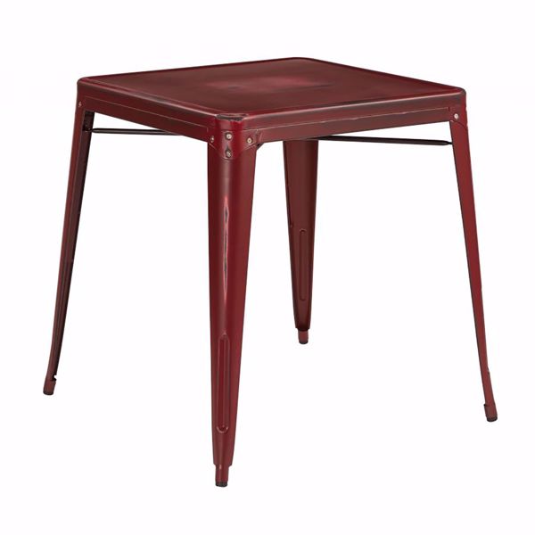 Picture of Bristow Red Metal Table *D