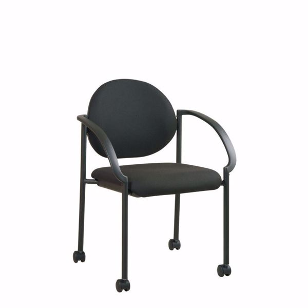 Picture of Stack Chair Arms Castors *D