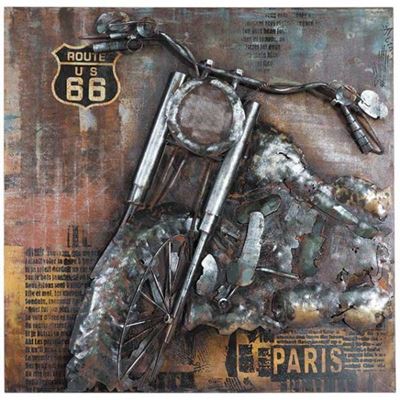 Picture of Metal Motorcycle Wall Decor