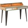 Picture of Vintage Industrial Wood and Iron Desk