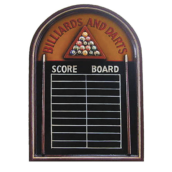 Picture of WOOD BILLIARDS SCORE KEEPER WALL HANGING