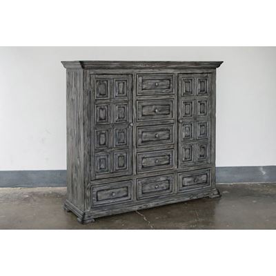 Picture of Grey Isabella 7-Drawer Dresser Cabinet
