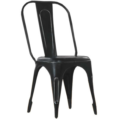 Picture of Black Retro Cafe Side Chair
