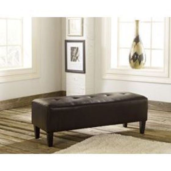 Picture of Brown Sinko Oversized Accent Ottoman *D