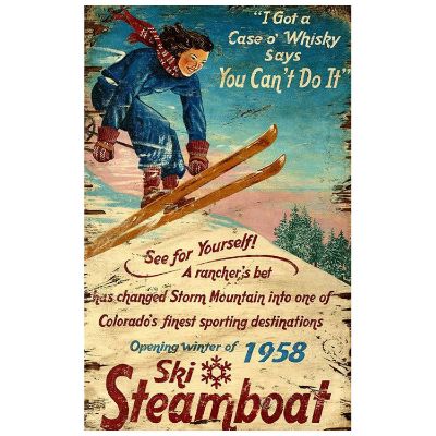 Picture of Ski Steamboat Wood Wall Art