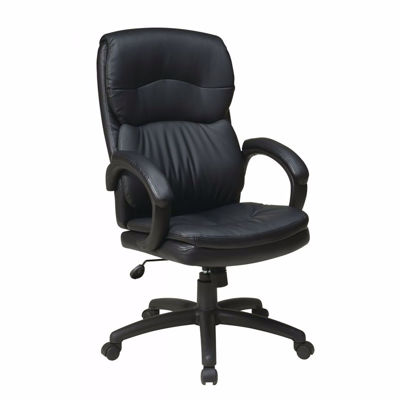 Picture of High Back Black Bonded Leather Executive Chair