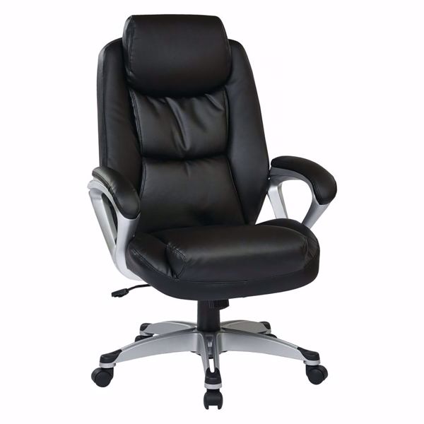 Picture of Exec Bonded Leather Chair with Padded Arms ECH89186-EC3 *D