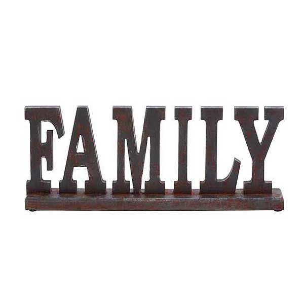 Picture of Family Wood Table Decor