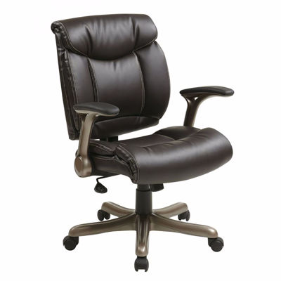Picture of Executive Bonded Leather Chair in Cocoa/Espresso *