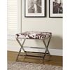 Picture of Stool, White/Brown *D
