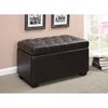 Picture of Brown Storage Ottoman *D