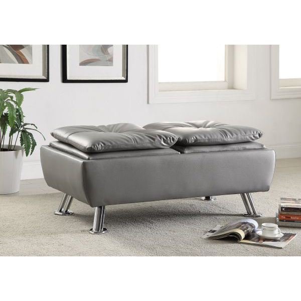 Picture of Grey Ottoman *D