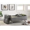 Picture of Grey Ottoman *D