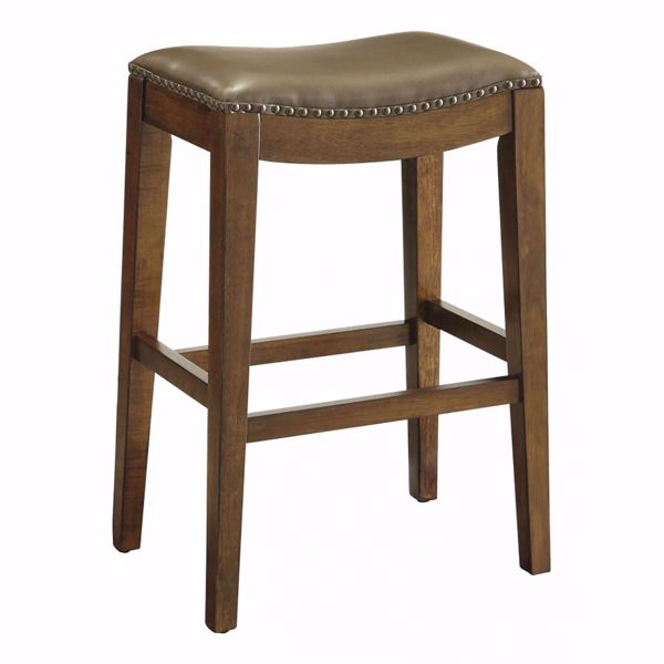 Picture of Molasses Nail Head 29In Saddle Stool *D