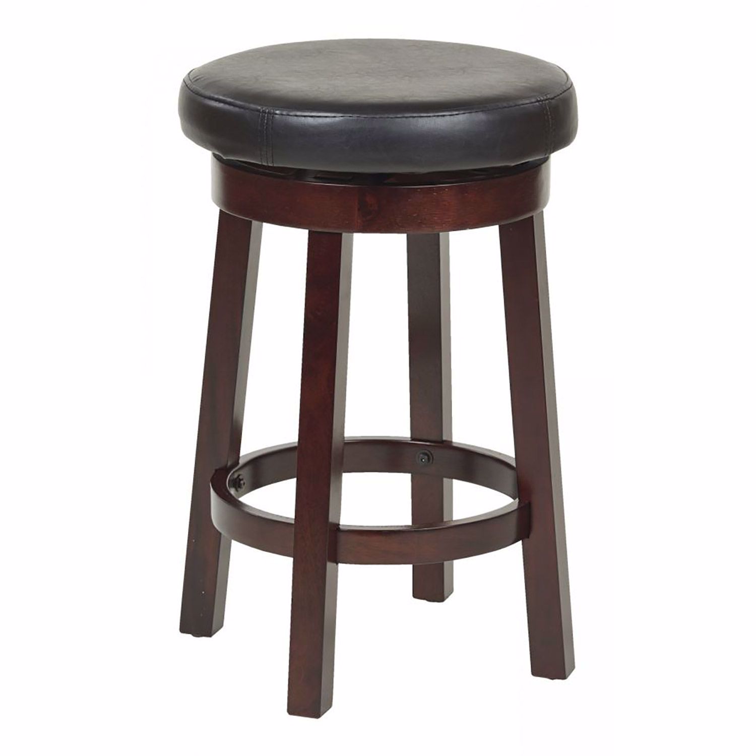 Black Metro 24-Inch Round Barstool *D | MET1924-BK | OSP - Office Star ...