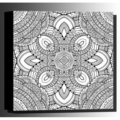 Picture of Color Your Own Canvas-Kaleidoscope 16x16 *D