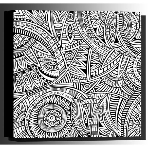Picture of Color Your Own Canvas-Ethnic 16x16 *D