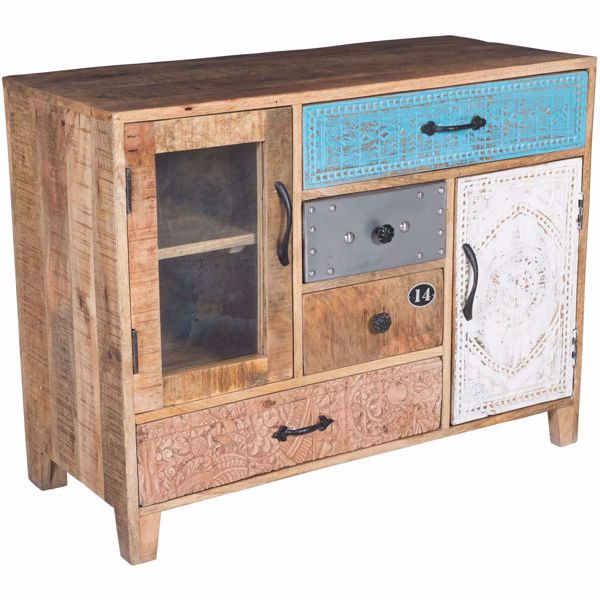 Picture of Print Block Accent Chest