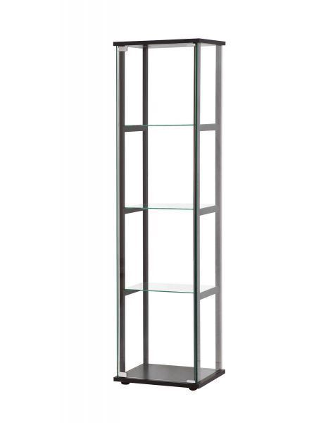 Black 4 Shelves Curio Cabinet | 950171 | Coaster Company | AFW.com