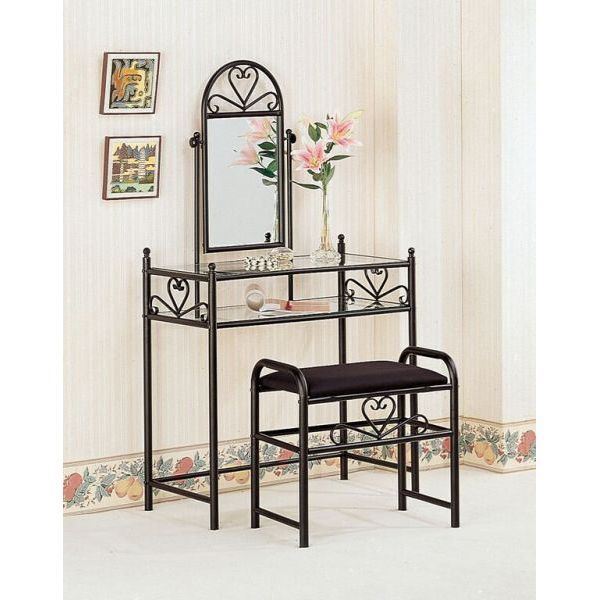 Picture of Two Piece Vanity Set, Black *D