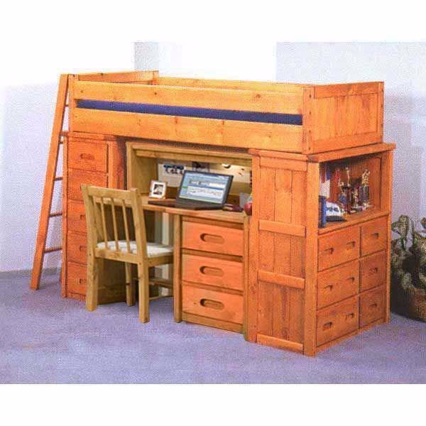 Picture of Bunkhouse Twin Desk/Hutch Loft Bunk