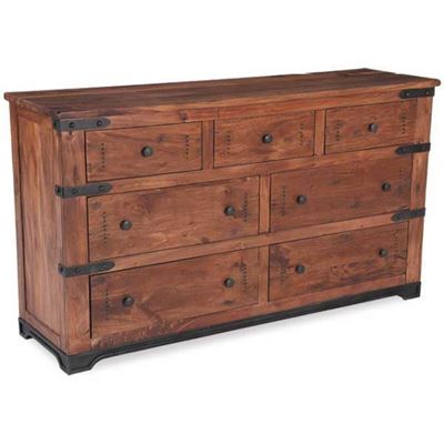 Picture of Parota 7 Drawer Dresser