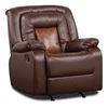 Picture of 2-Tone Brown Glider Recliner