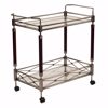 Picture of Serving Cart with Clear Tempered Glass