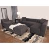 Picture of Zara 2pc Dark Gray Sofa Sectional