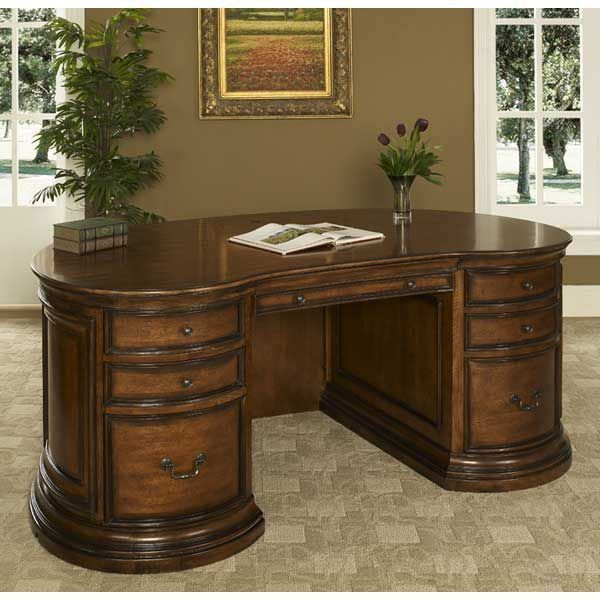Picture of Winsome 72-Inch Curved Executive Desk