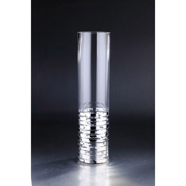 Picture of 23in Silver Clear Cylinder